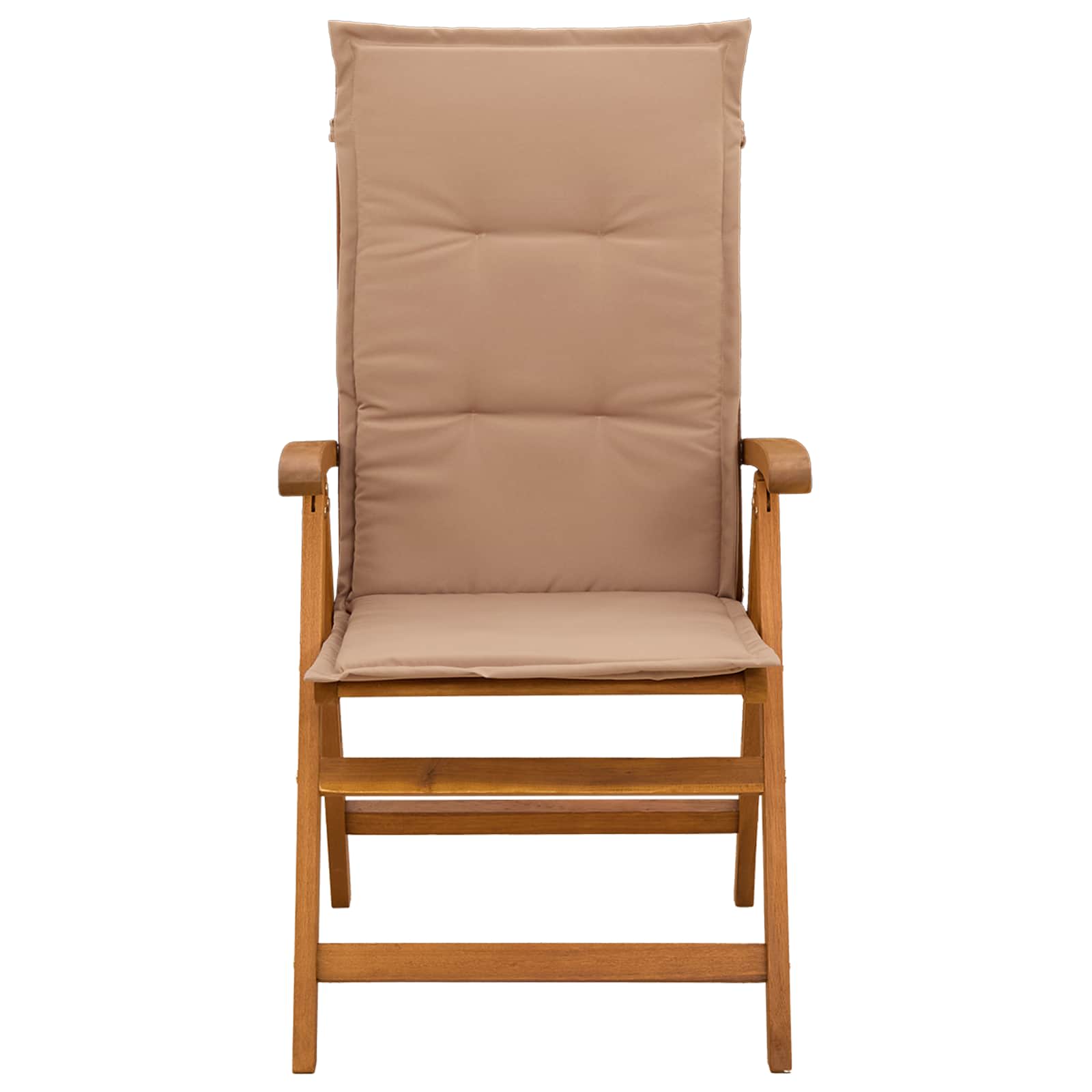 Recliner Tuinstoelen 3 st Naturel Massief Acaciahout image 3