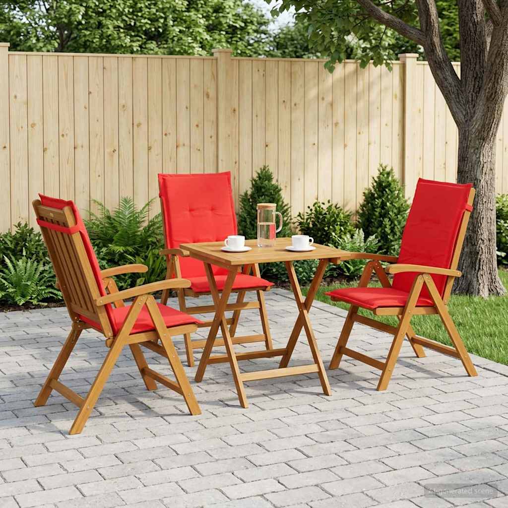 Recliner Tuinstoelen 3 st Naturel Massief Acaciahout image 1