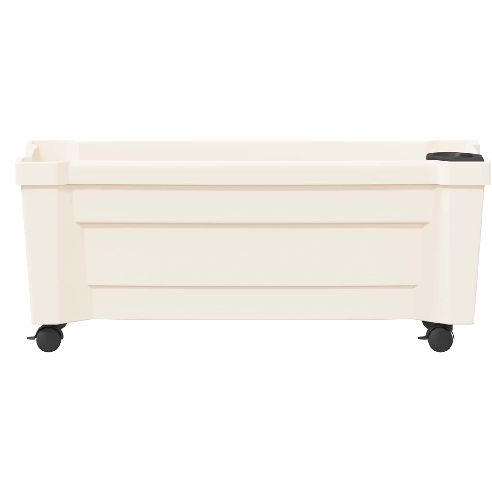 Calypso plantenbak met wielen Wit 79 x 35 x 33 cm PP image 4