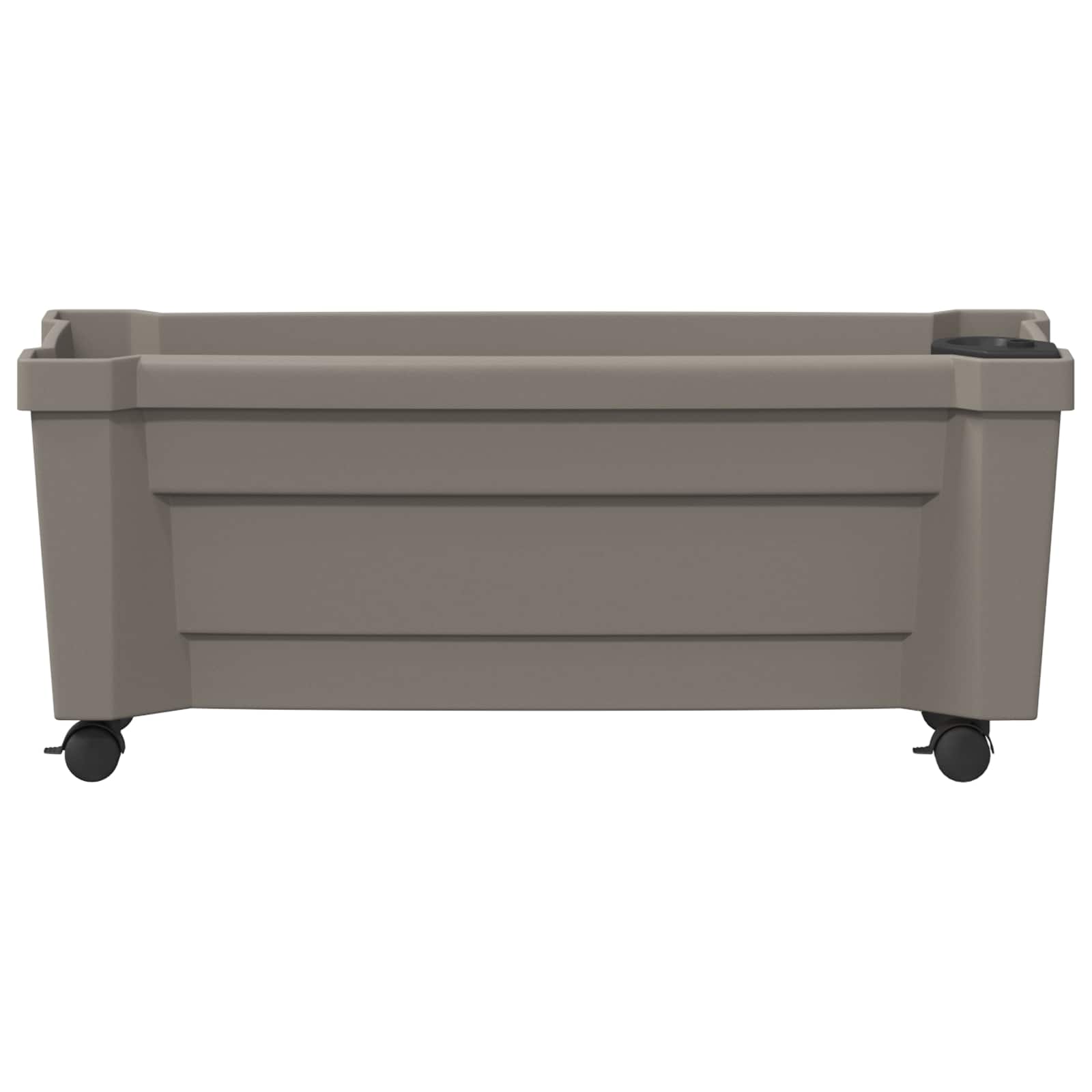 Calypso plantenbak met wielen Grijs 79 x 35 x 33 cm PP image 3