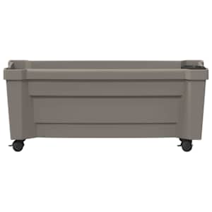 Květináč Calypso s koly Šedá 79 x 35 x 33 cm PP - obrázek 3