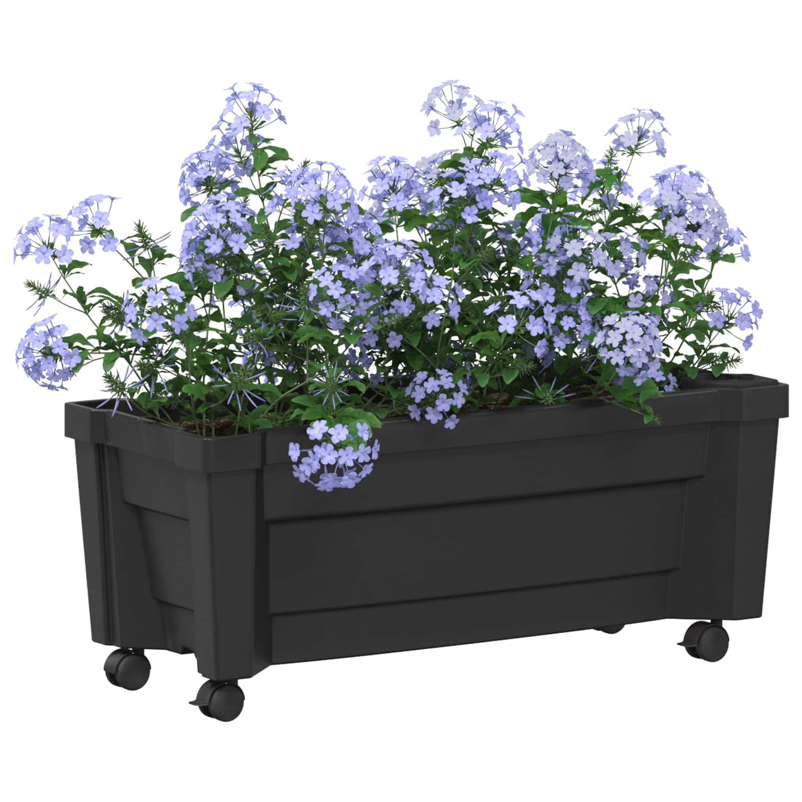 Calypso plantenbak met wielen Antracietkleurig 79 x 35 x 33 cm image 2