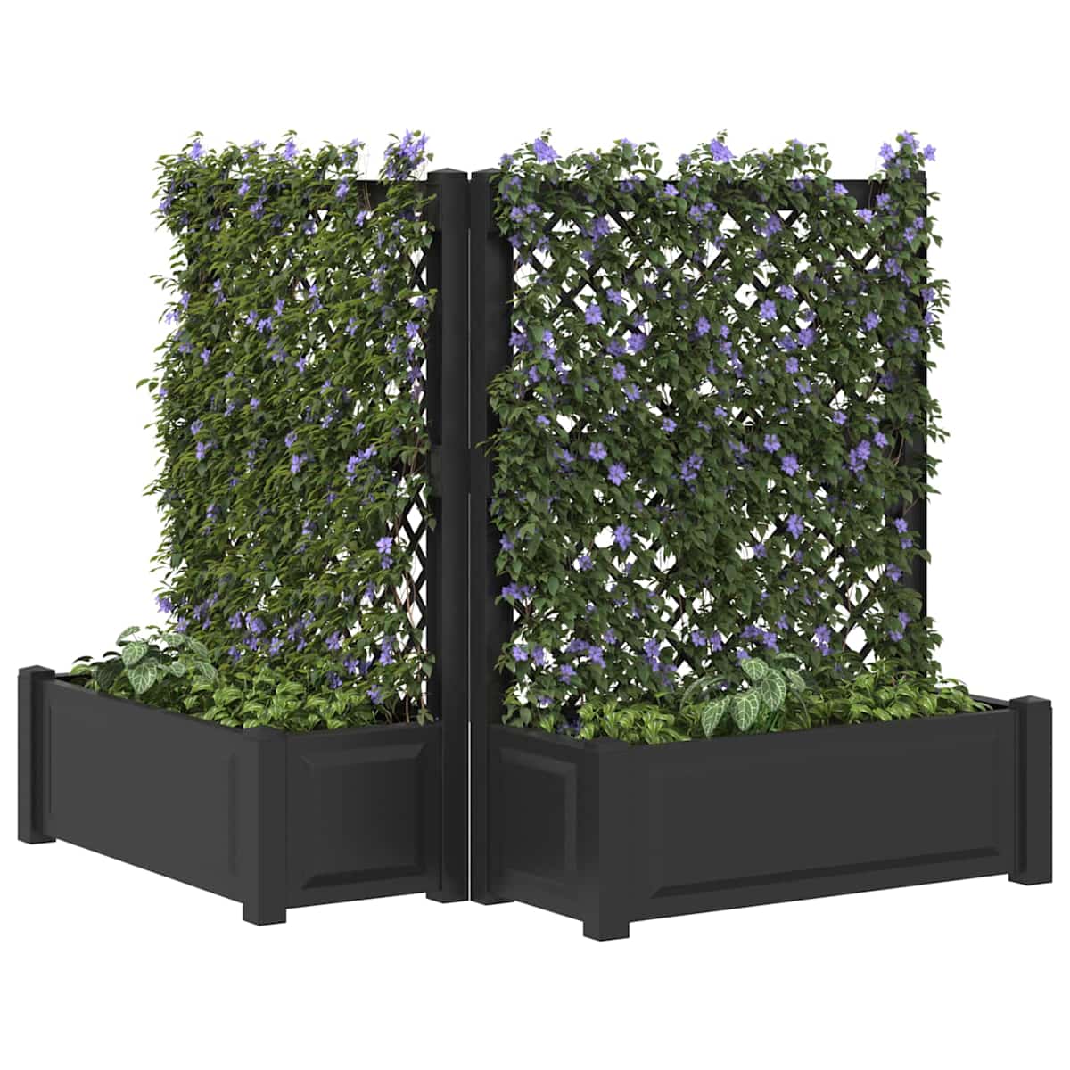 Stor blomsterkasse med espalier PP - Billede 3