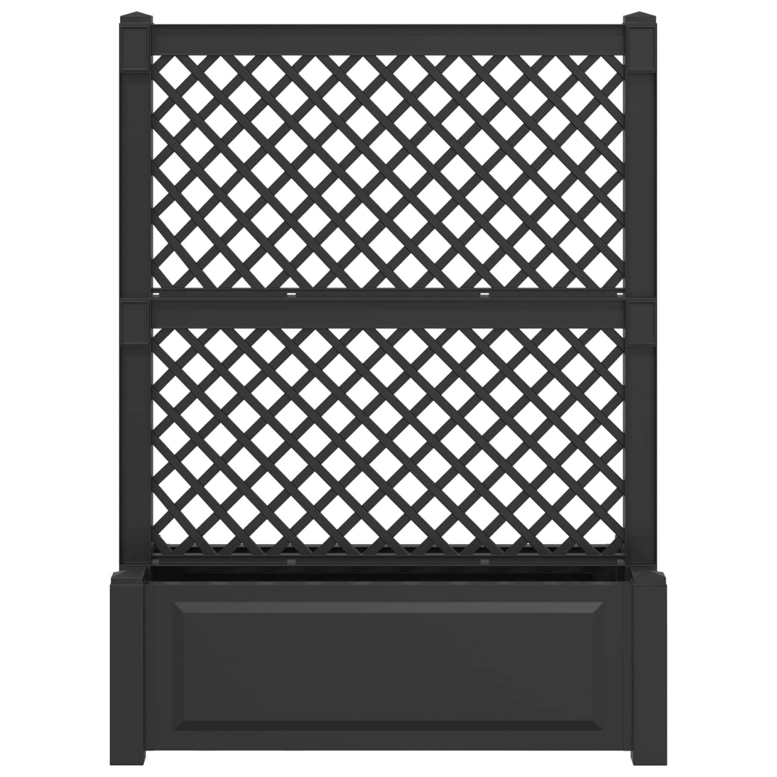 Grote planter met trellis Antracietkleurig 99,5 x 43 x 133,5 PP image 3