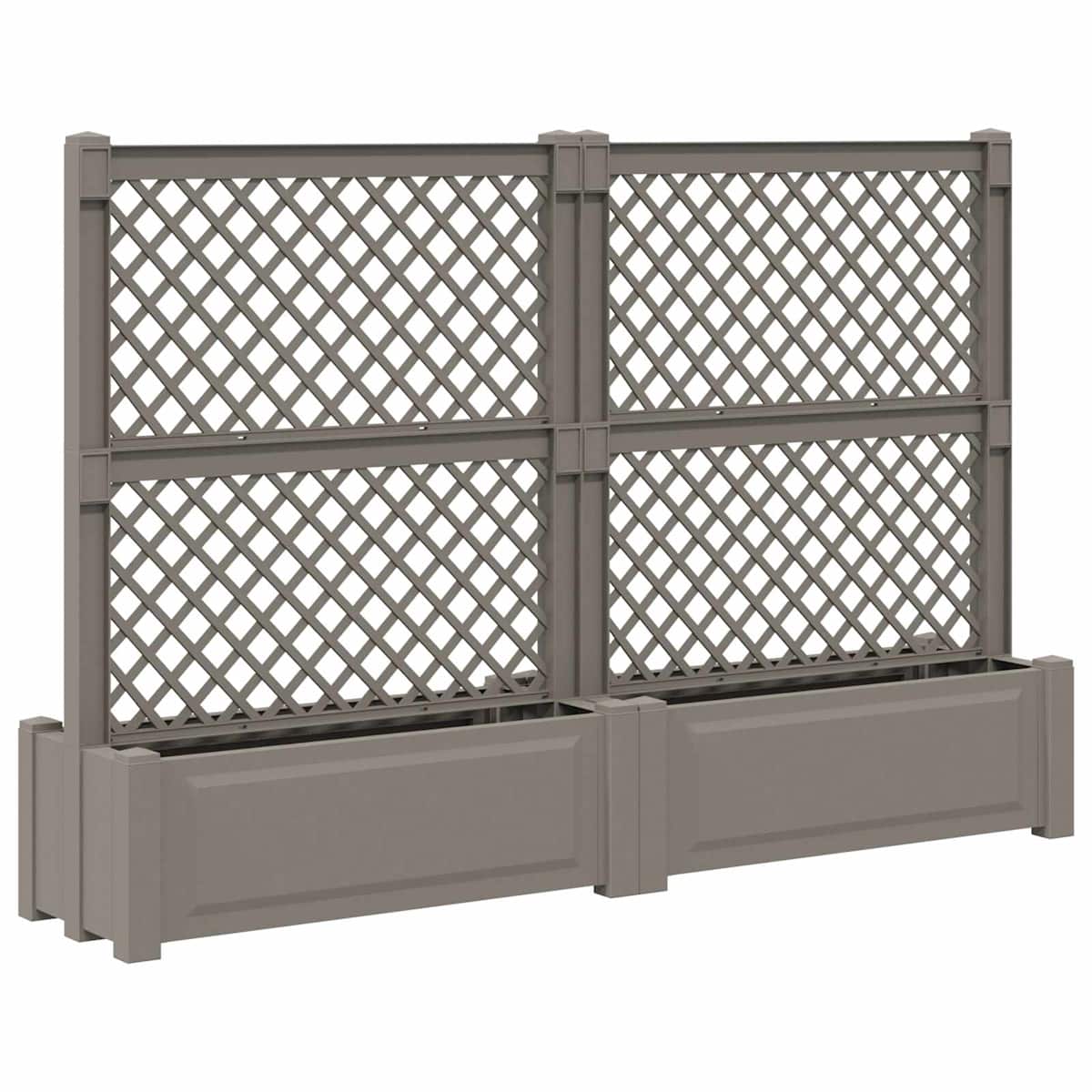 Stor krukke med trellis PP - Billede 2