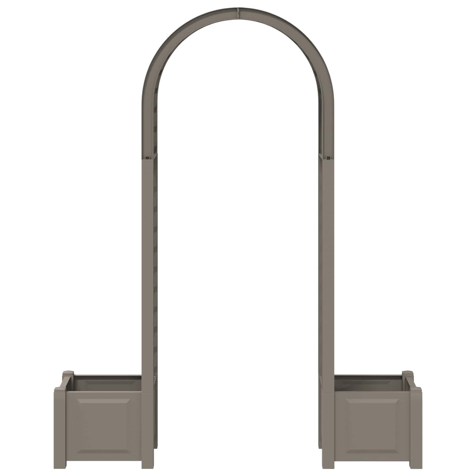 Rozenboog met planter Grijs 168,5 x 43 x 207 cm PP image 3