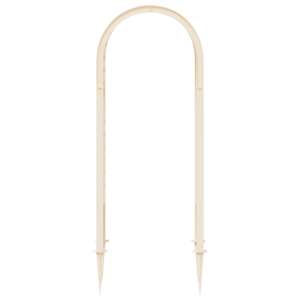 Růžový oblouk s hroty Bílá 97 x 43 x 218 cm PP - obrázek 3