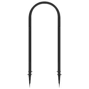 Růžový oblouk s hroty Antracitová 97 x 43 x 218 cm PP - obrázek 3