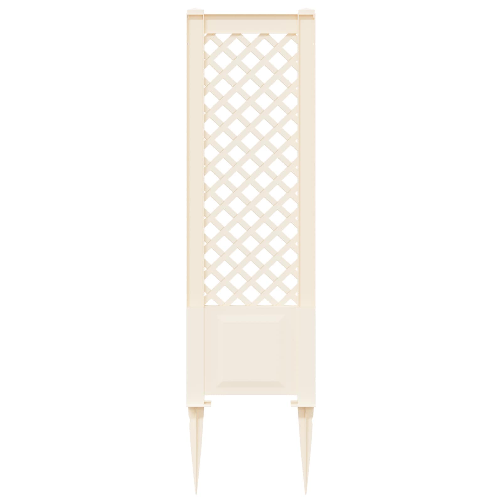 Trellis met Spike Wit 43 x 6 x 165 cm PP image 4
