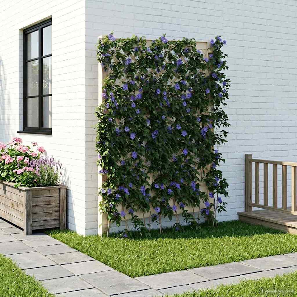 Trellis met Spike Wit 99 x 6 x 165 cm PP image 1