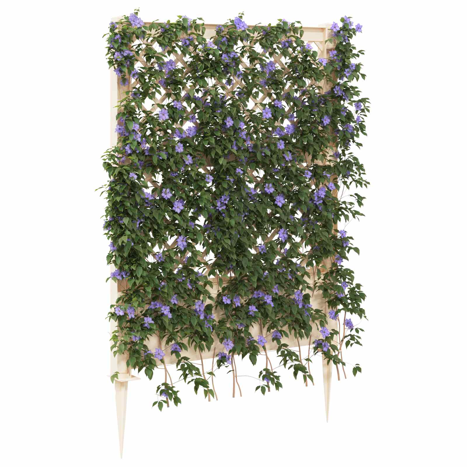 Trellis met Spike Wit 99 x 6 x 165 cm PP image 3