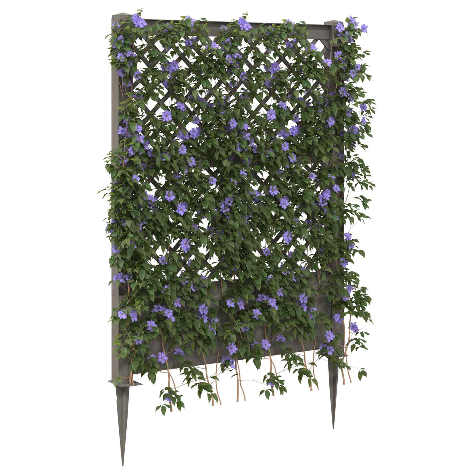 Trellis met Spike Grijs 99 x 6 x 165 cm PP image 3