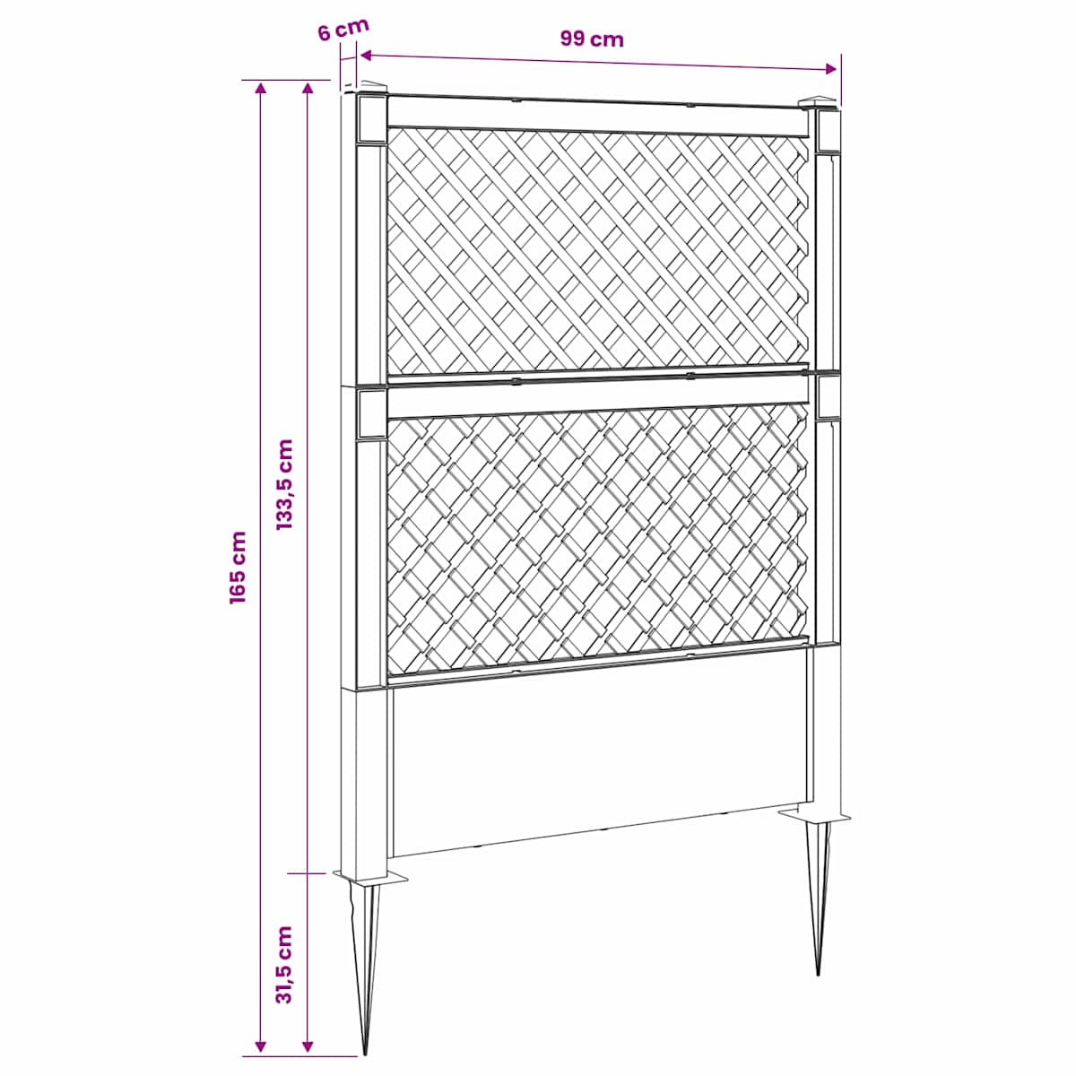 Trellis med Spids PP - Billede 7