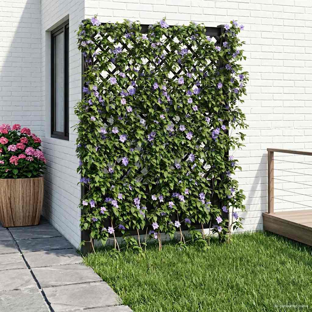Trellis met Spike Antracietkleurig 99 x 6 x 165 cm PP image 1
