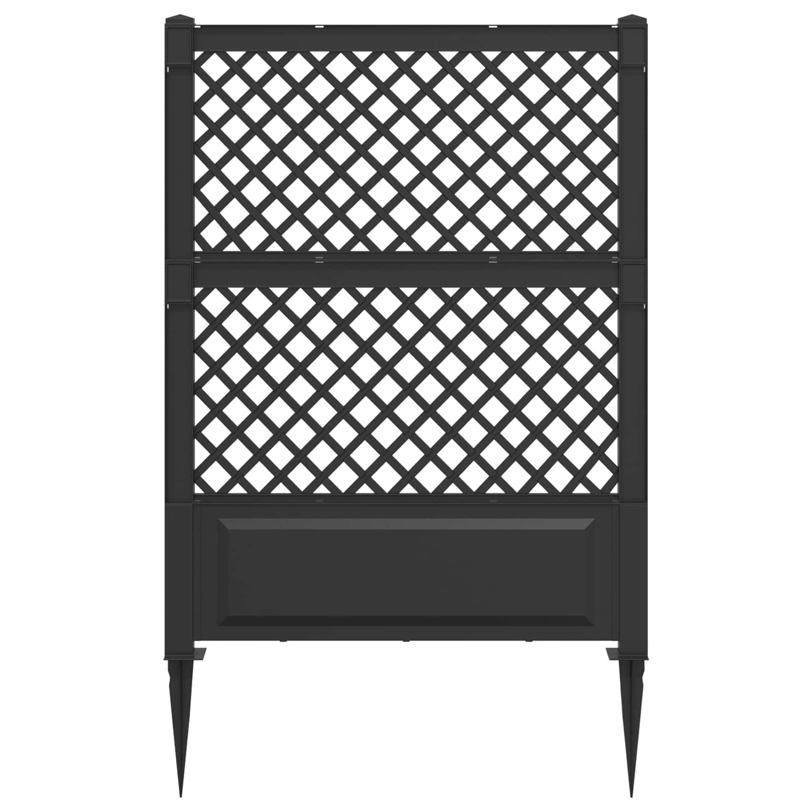 Trellis met Spike Antracietkleurig 99 x 6 x 165 cm PP image 4