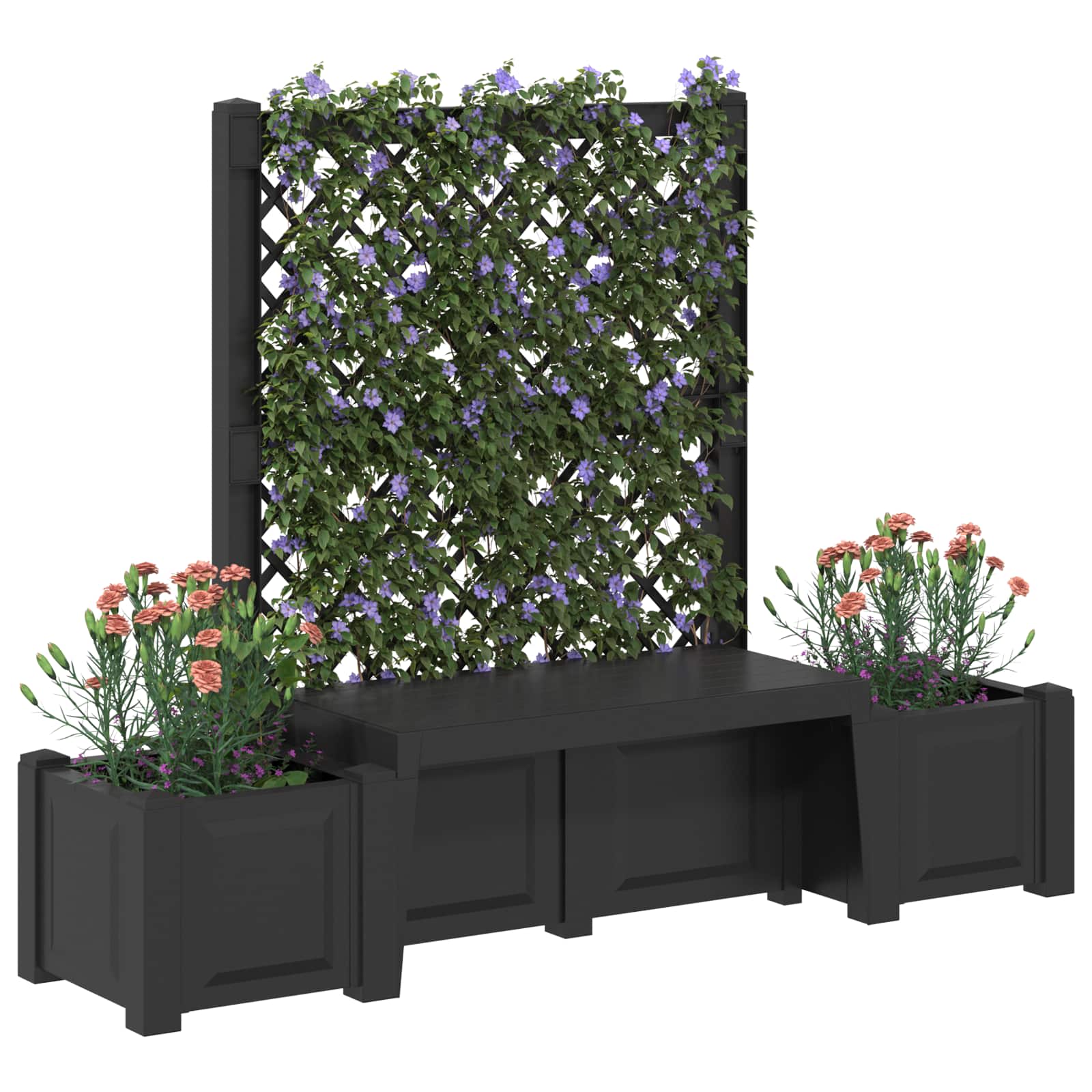 Tuinstoel Kopenhagen Antracietkleurig 173 x 49 x 135,5 cm PP image 3