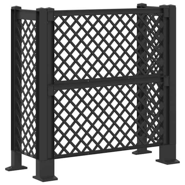 vidaXL Pr&uuml;gikasti aiand Antratsiit 123 x 47 x 114 cm PP