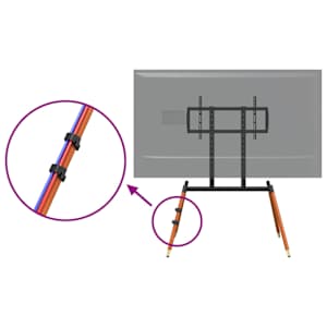 Stojan na TV s easel pro 37-86 Inch Screen Max VESA 400x600mm - obrázek 9