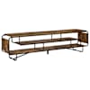 vidaXL Telerialus 180 x 36 x 45 cm Suitsutatud tamm Tehispuit