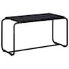 vidaXL Telerialus 80 x 35.5 x 42 cm Must tamm Tehispuit