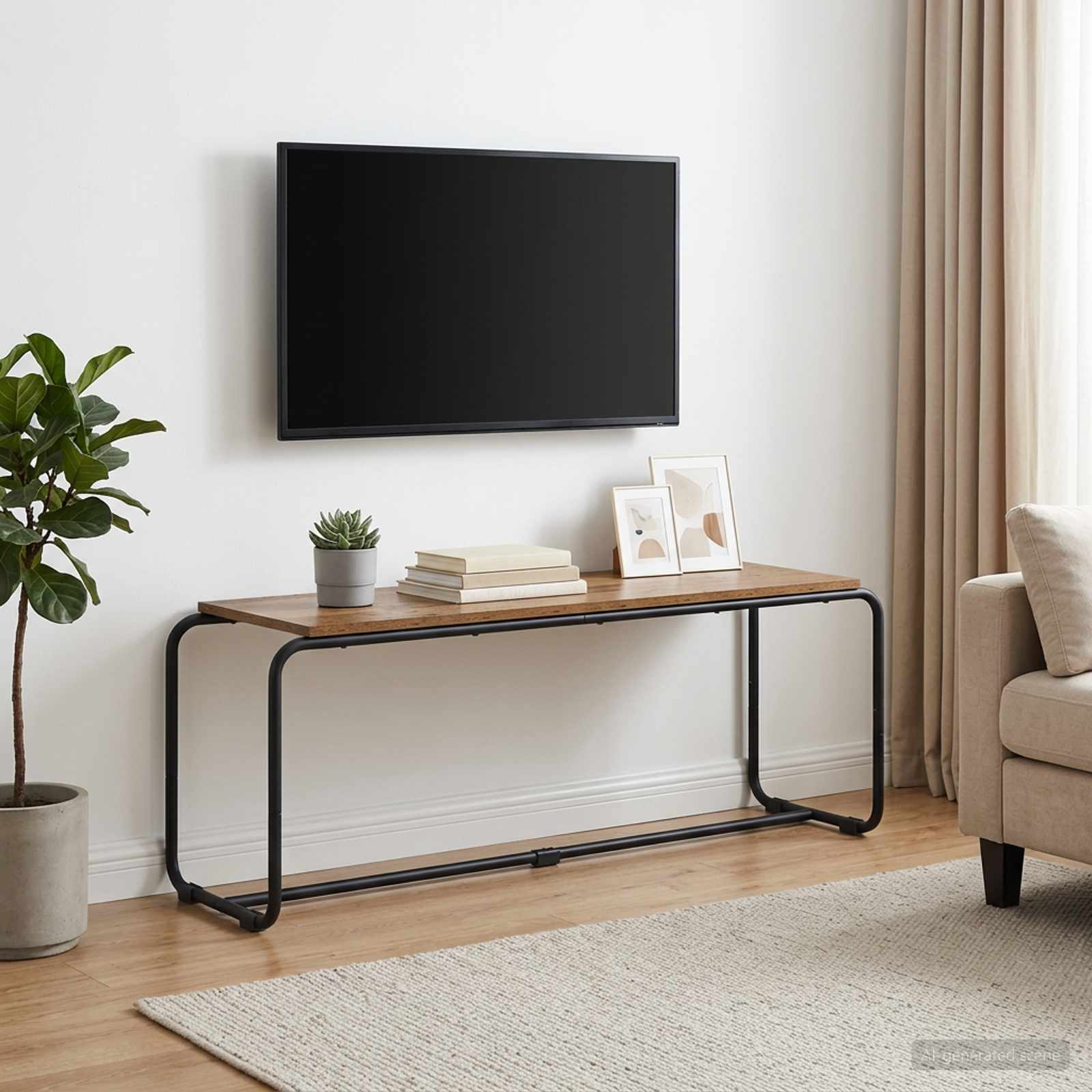 TV stojalo 113.5 x 35.5 x 42 cm Star les Inženirski les