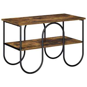 vidaXL Telerialus 80 x 40 x 50 cm Suitsutatud tamm Tehispuit
