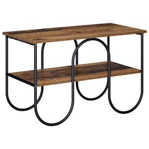 vidaXL Telerialus 80 x 40 x 50 cm Vana puit Tehispuit