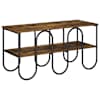 vidaXL Telerialus 100 x 40 x 50 cm Suitsutatud tamm Tehispuit
