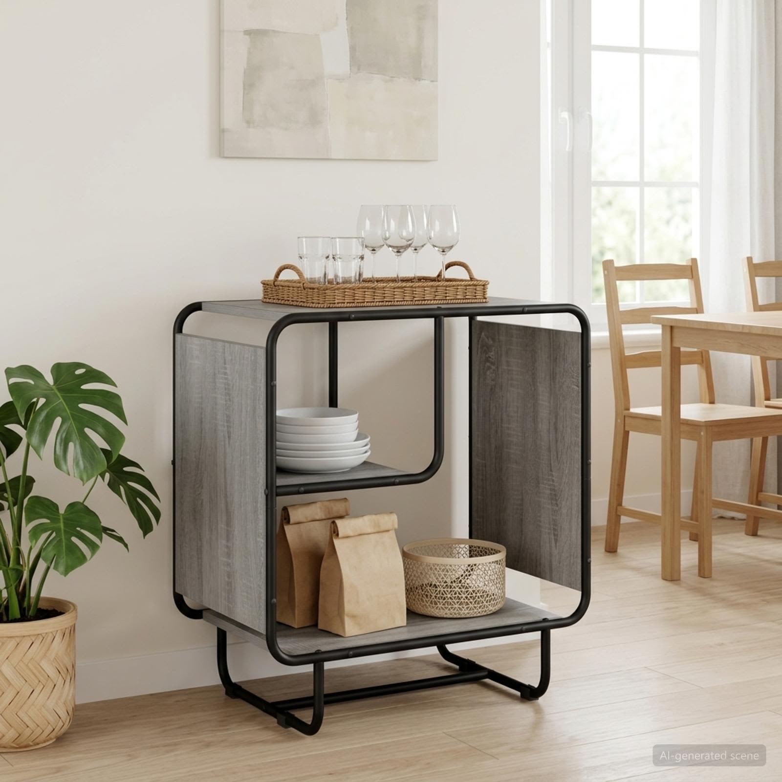 Komoda Siva Sonoma 60 x 37,5 x 64,5 cm Predelan les