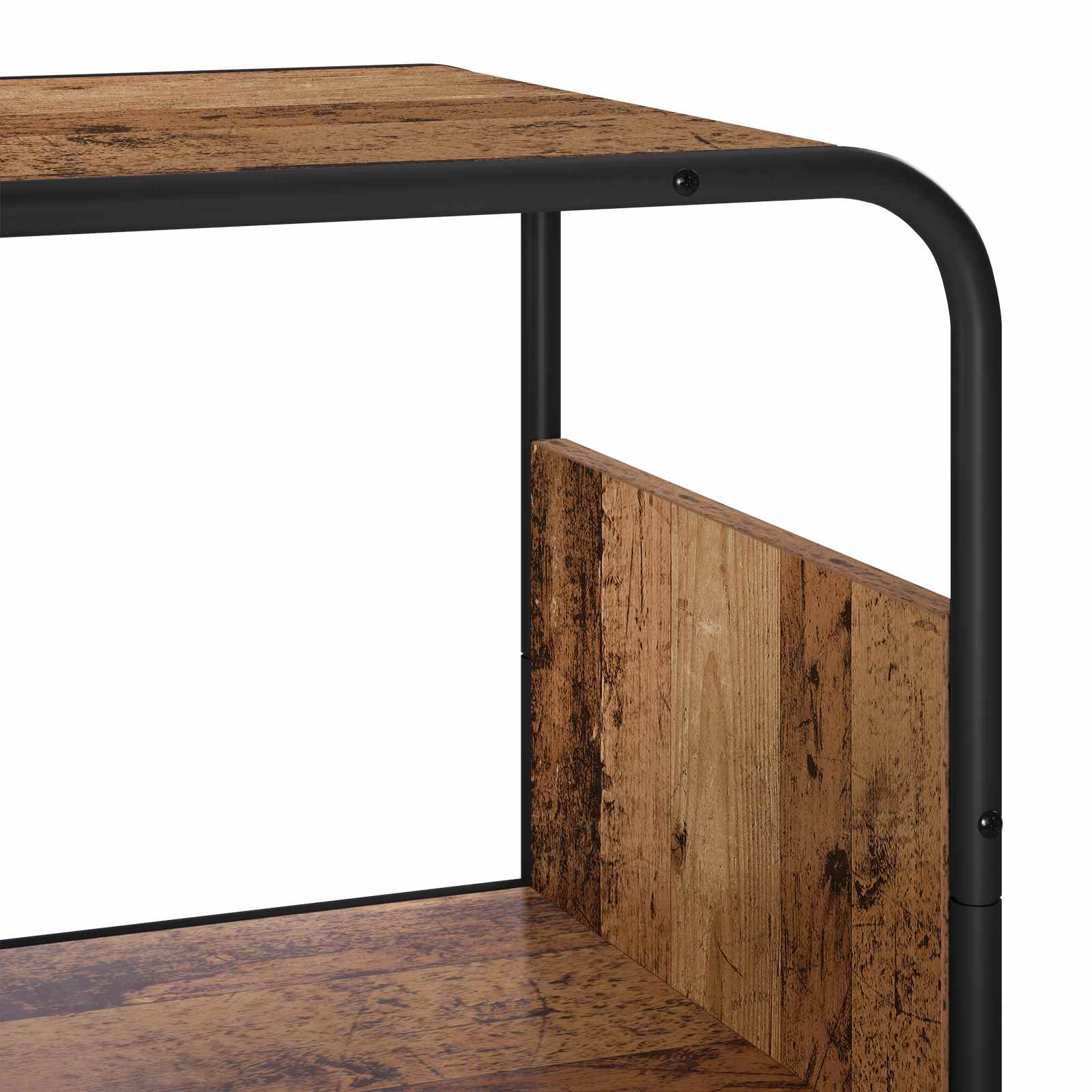 Висок шкаф Старо дърво 80 x 37.5 x 144 cm Инженерна дървесина — изображение 4