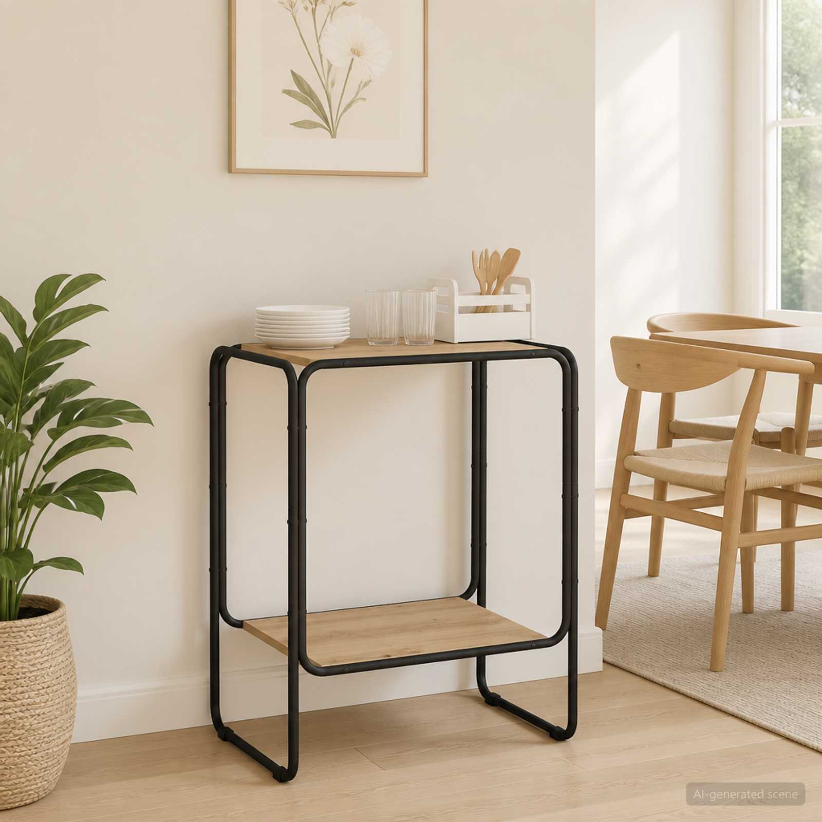 Komoda Artisan hrast 60 x 38 x 75 cm Konstruiran les