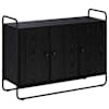 vidaXL Puhvetkapp Must tamm 102 x 35 x 75 cm Tehispuit
