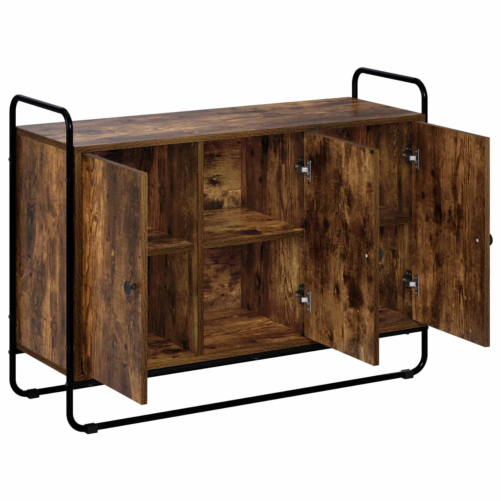 Komoda Dimljen hrast 102 x 35 x 75 cm Predelan les