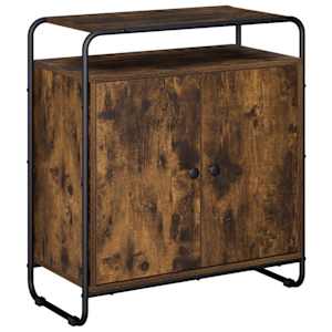 vidaXL Puhvetkapp Suitsutatud tamm 68 x 35 x 75 cm Tehispuit