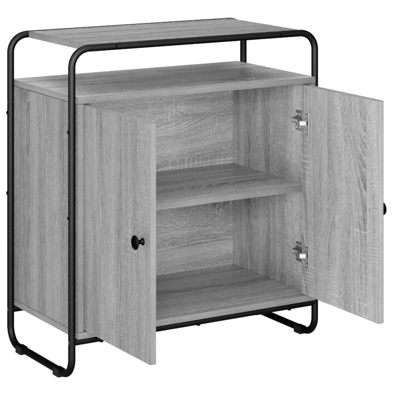Бюфет Сив Сонома 68 x 35 x 75 cm Обработено дърво — изображение 2