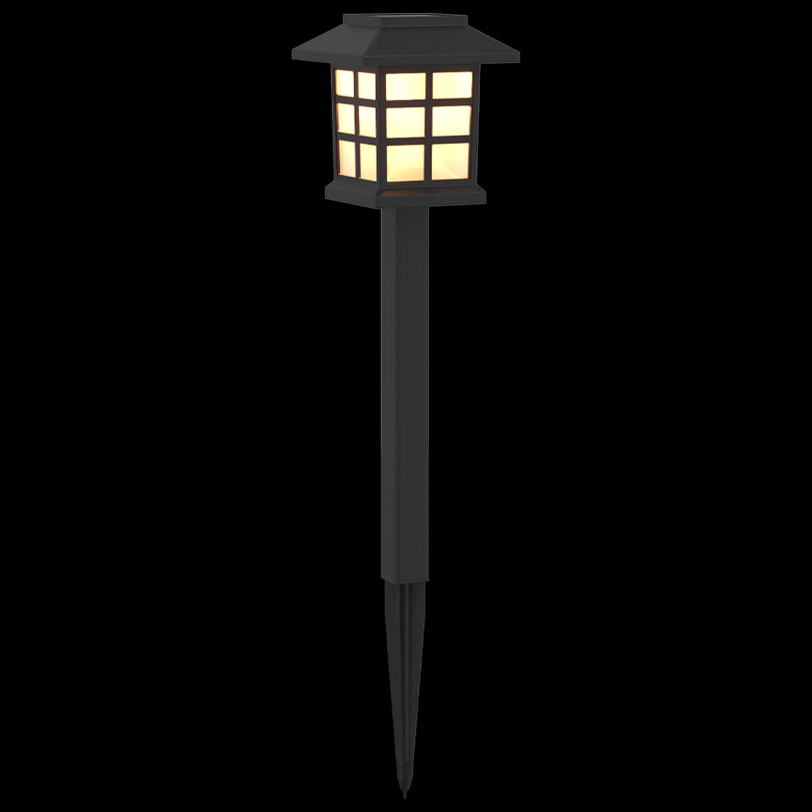 Buitenzonne-lampen met grondpin 12 pcs Warmwit 38,5 cm PP image 6