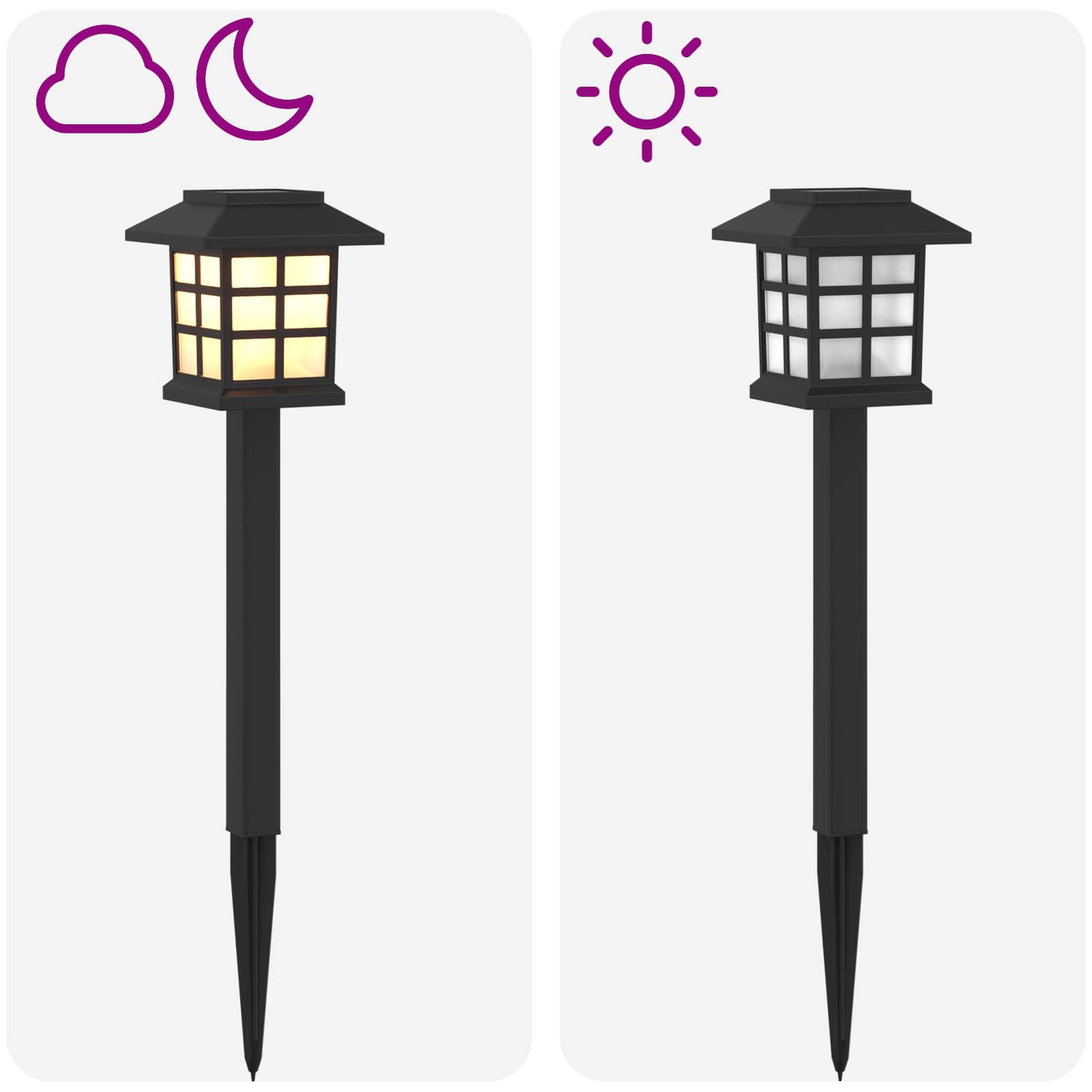 Buitenverlichting op zonne-energie met grondspies 24 stuks Warmwit PP image 7