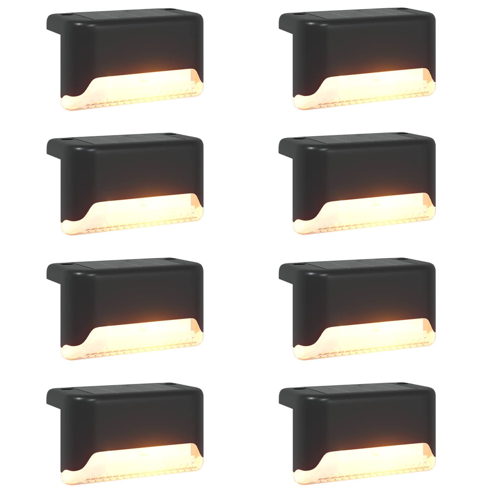 Buitenzonne-lampen met grondpin 8 pcs Warmwit 4,5 cm ABS en PS image 2