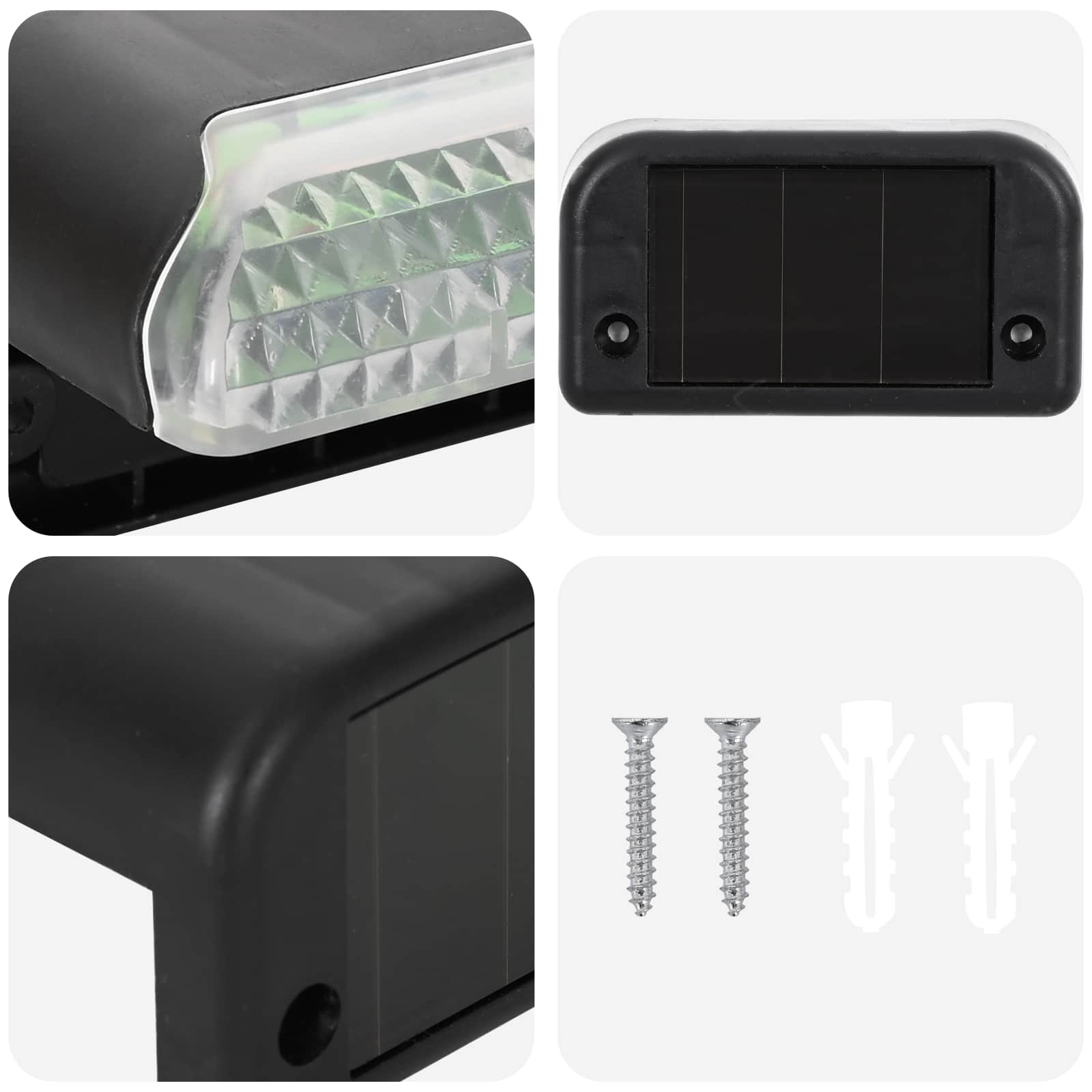 Buitenzonne-lampen met grondpin 12 pcs Warmwit 4,5 cm ABS en PS image 8