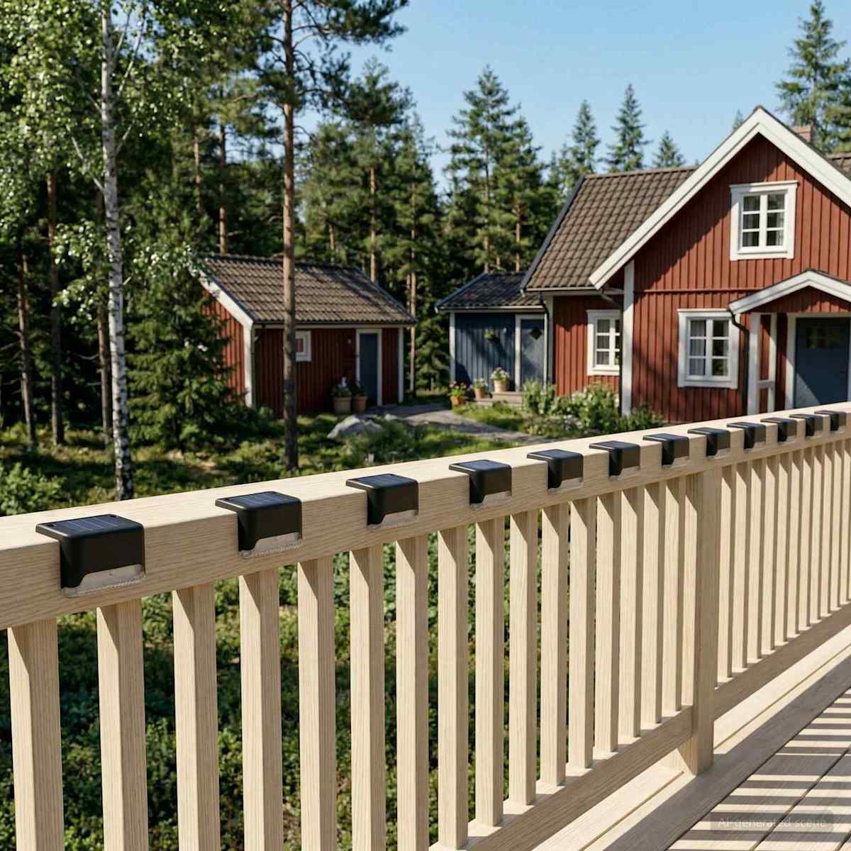 Udendørs sollys med jordspyd Varm hvid 4,5 cm ABS og PS