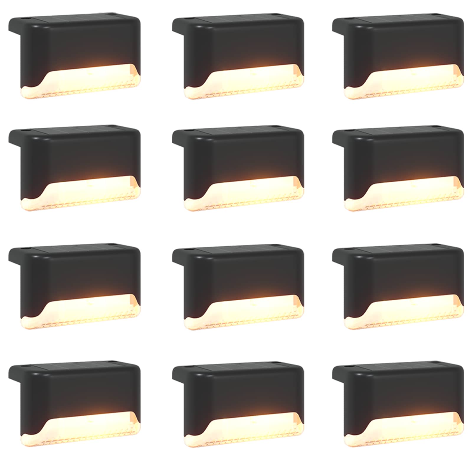 Buitenzonne-lampen met grondpin 12 pcs Warmwit 4,5 cm ABS en PS image 2