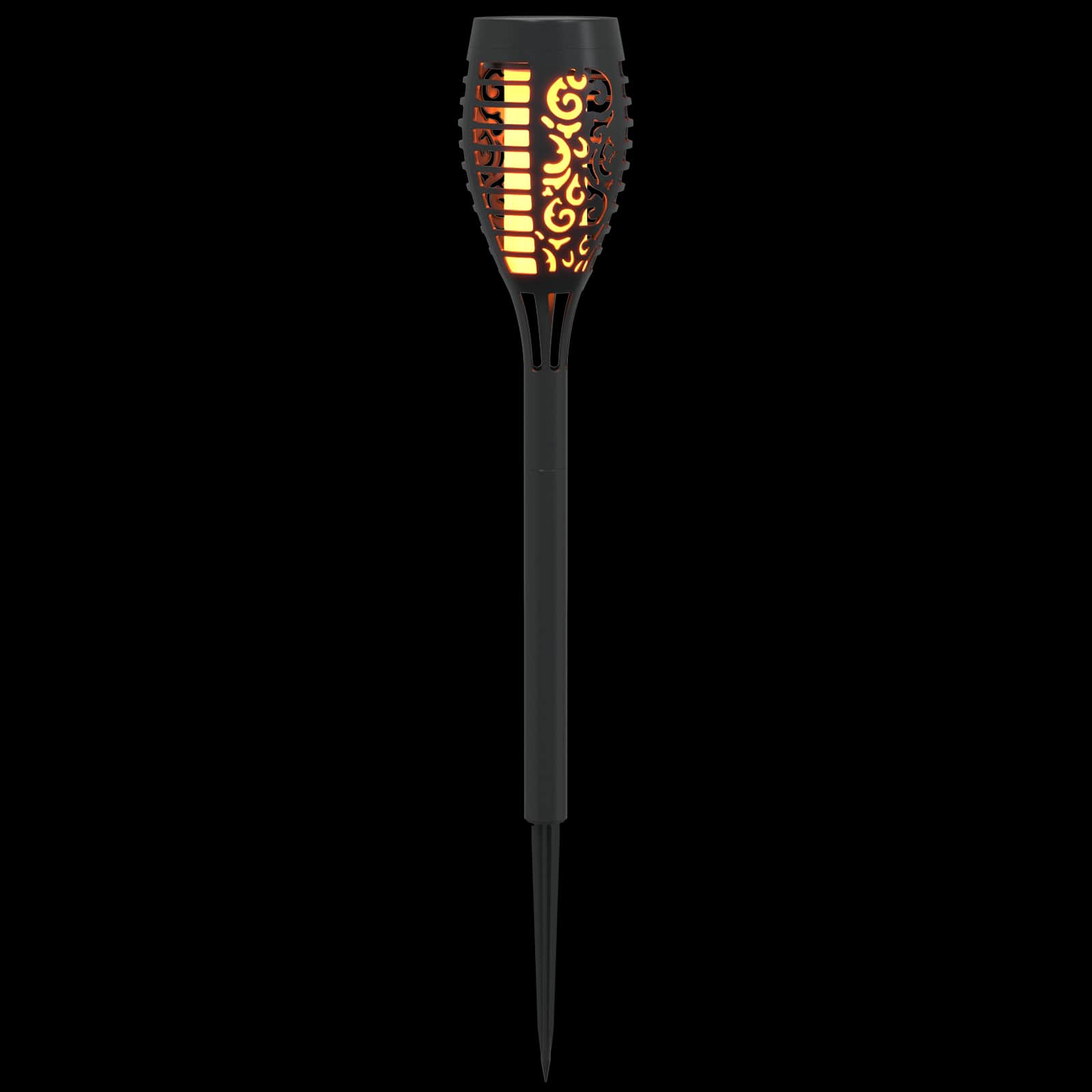 Buitenzonne-lampen met grondpin 6 pcs Warmwit 47,5 cm ABS image 6