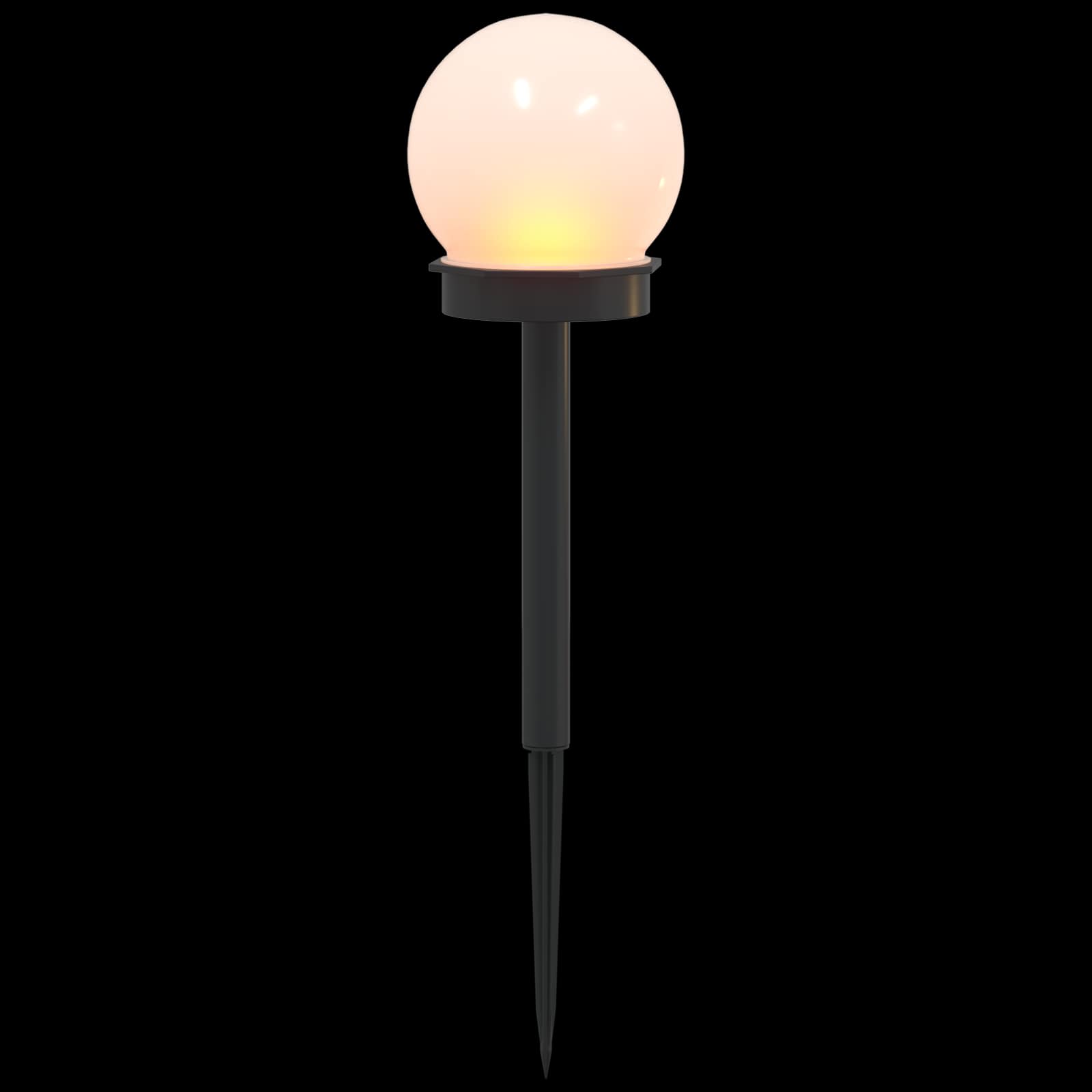Buitenzonne-lampen met grondpin 4 pcs Warmwit 38,5 cm ABS image 6