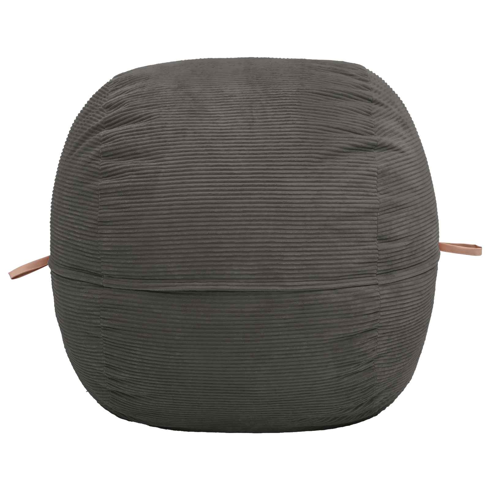vidaXL Zitzakstoel Donkergrijs 93 x 95 x 71 cm corduroy, foto 2