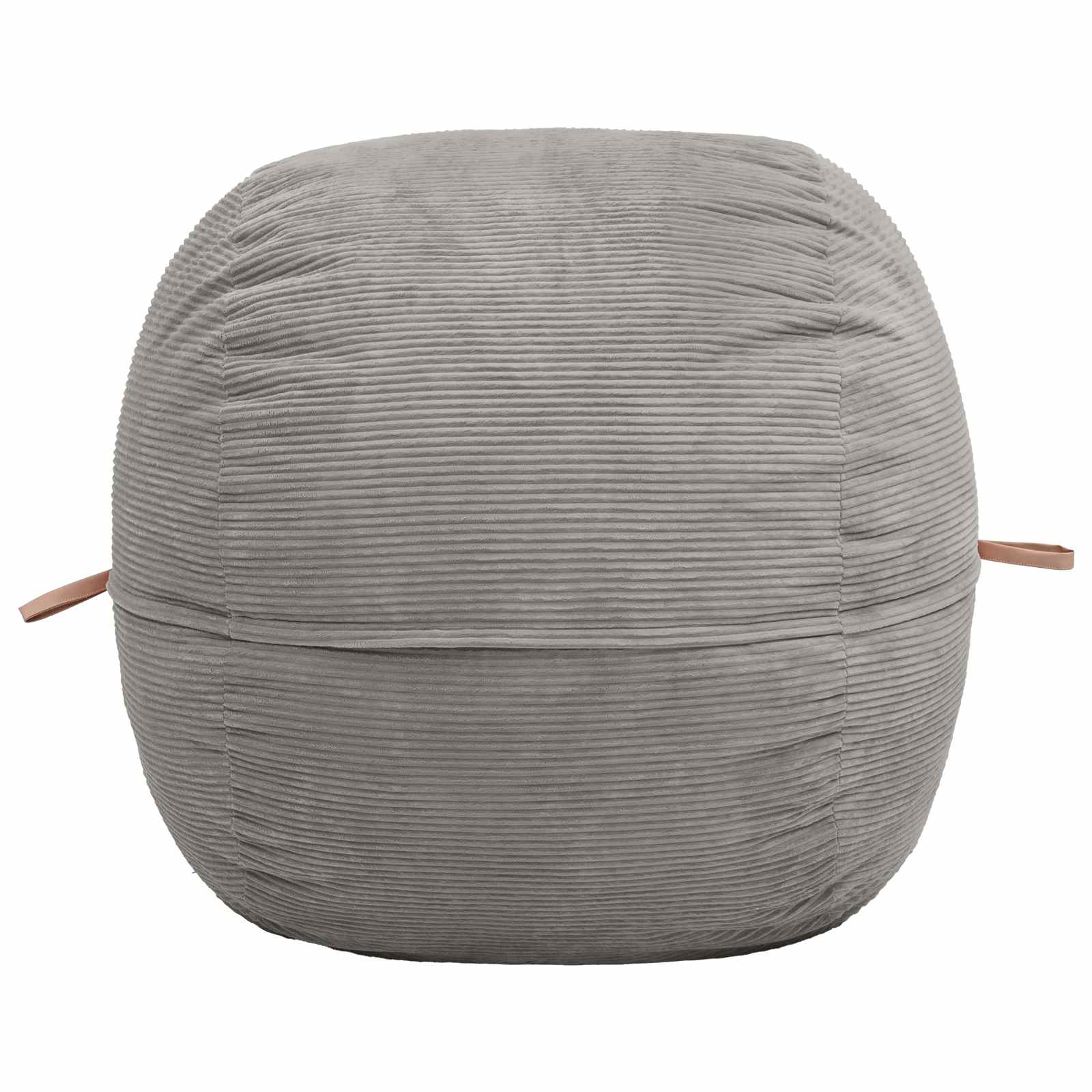 vidaXL Zitzakstoel Lichtgrijs 95 x 93 x 71 cm corduroy, foto 2