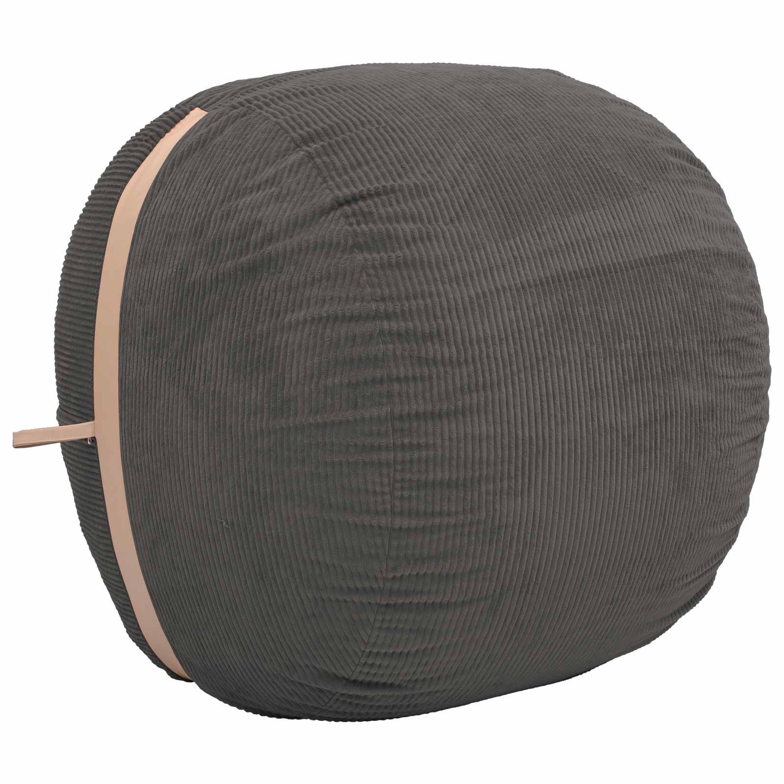 vidaXL Zitzakstoel Donkergrijs 95 x 93 x 71 cm corduroy, foto 3