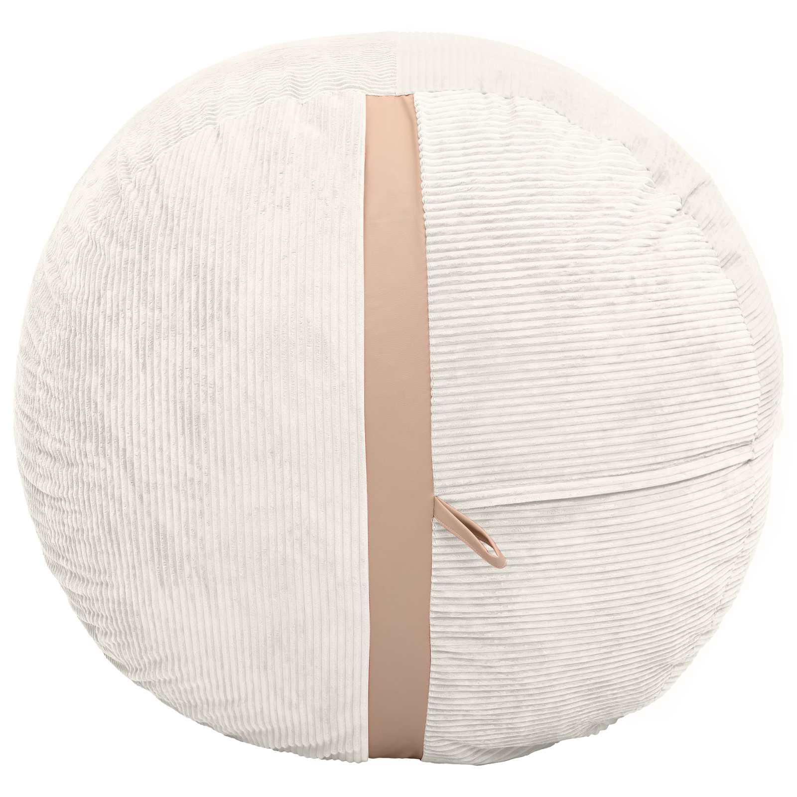 vidaXL Zitzakstoel Crèmekleurig 95 x 93 x 71 cm corduroy, foto 4