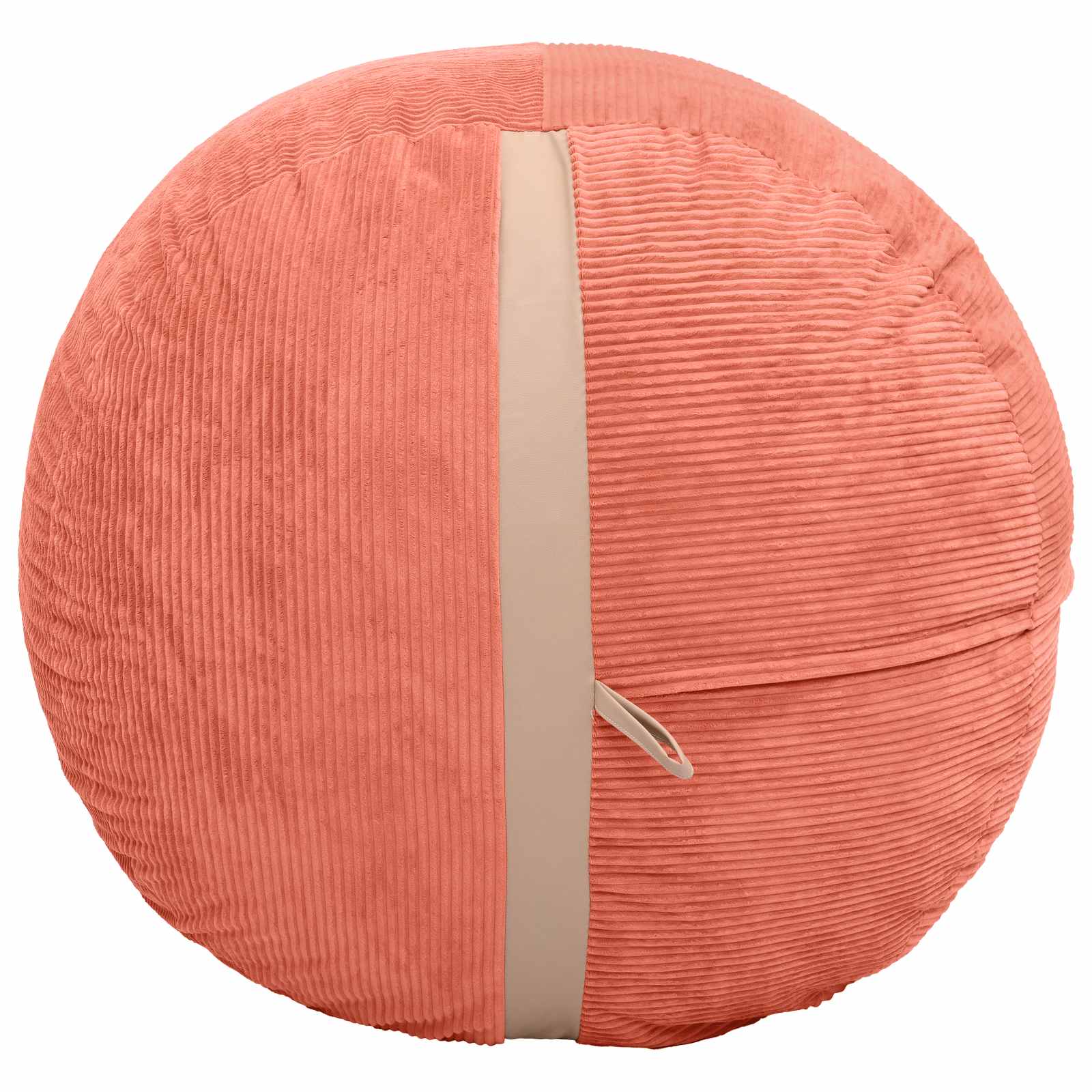 vidaXL Zitzakstoel Rood-oranje 95 x 93 x 71 cm corduroy, foto 4