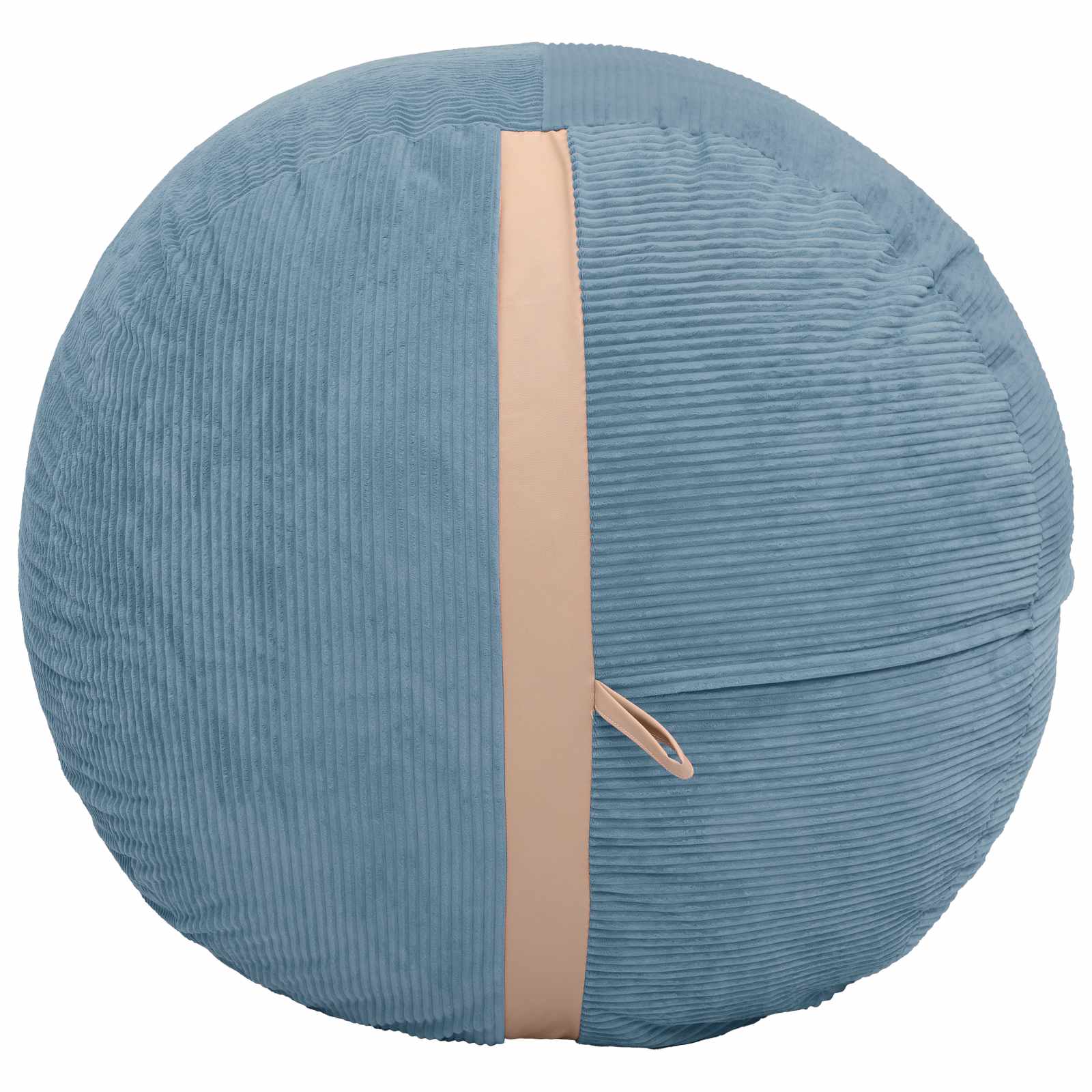 vidaXL Zitzakstoel Blauw 95 x 93 x 71 cm corduroy, foto 4