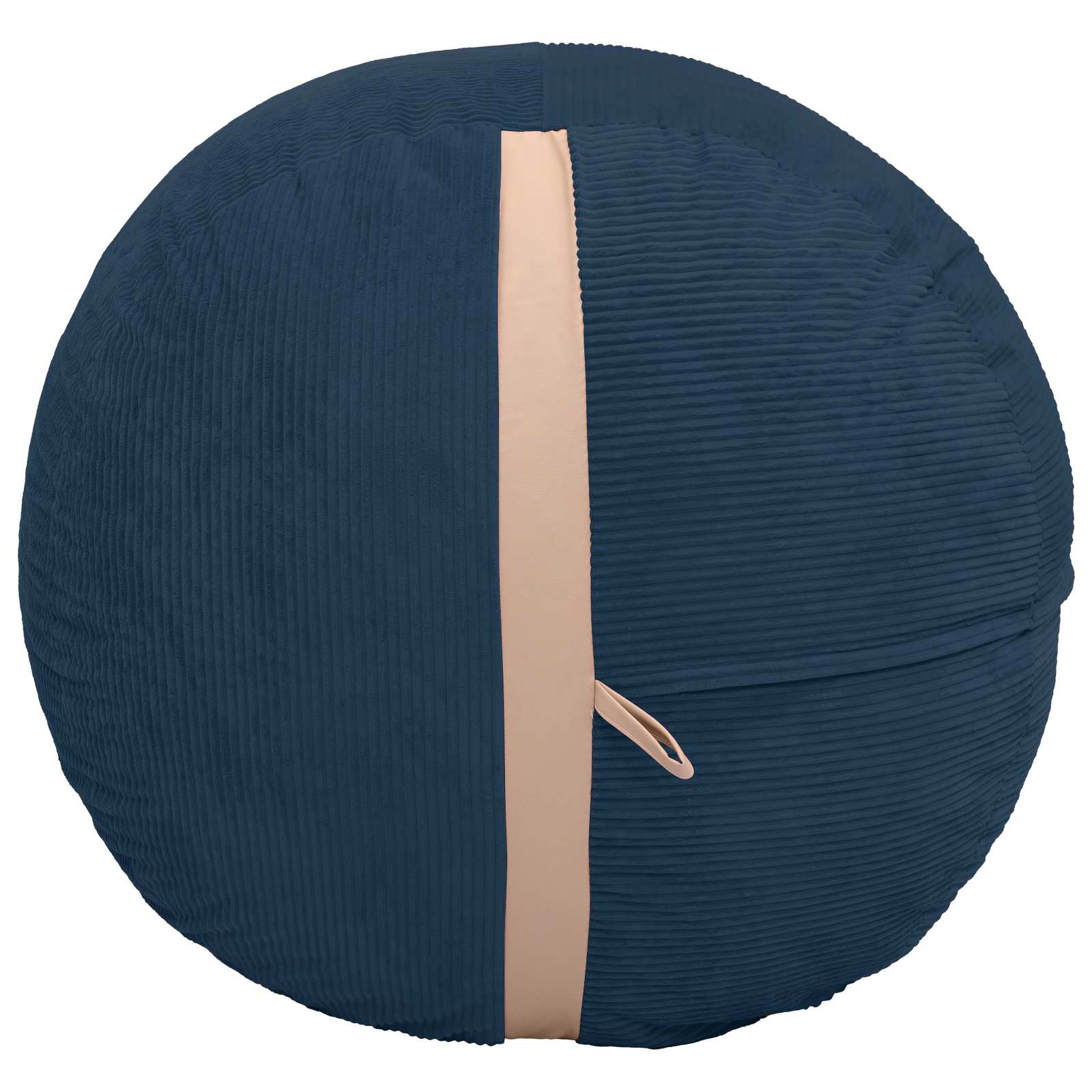 vidaXL Zitzakstoel Marineblauw 95 x 93 x 71 cm corduroy, foto 4